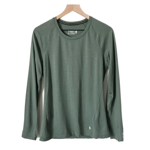 Smartwool Women's Classic All-Season Merino 150 Base Layer Fern Green Sz Medium - Picture 1 of 5